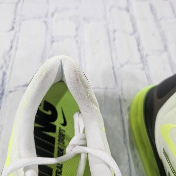 Nike Air Max 2015 MENS SIZE 10 Running Shoes White Volt Green 698902 107 - Picture 6 of 14